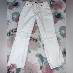 White Abercrombie and Fitch Jeans